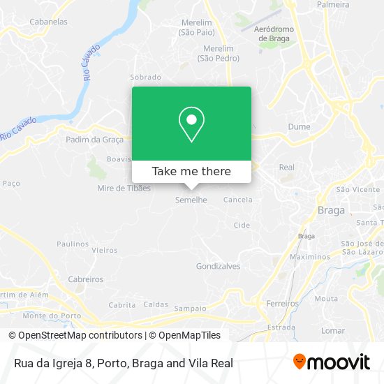 Rua da Igreja 8 map