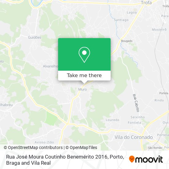 Rua José Moura Coutinho Benemérito 2016 map