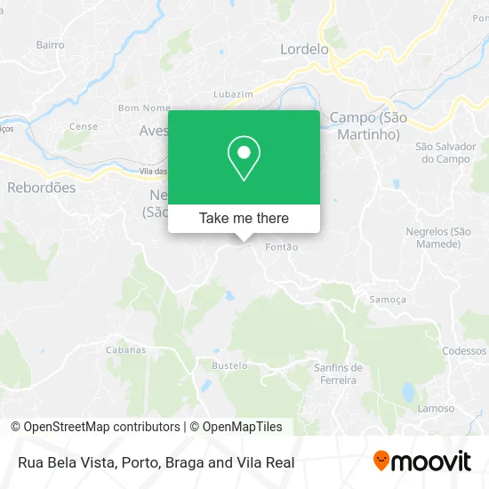 Rua Bela Vista map