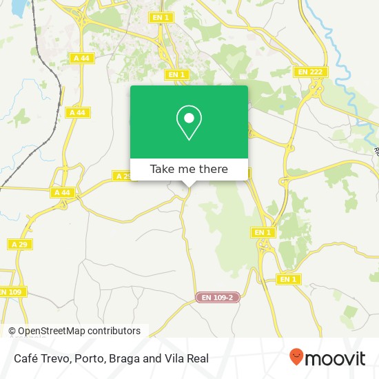 Café Trevo map