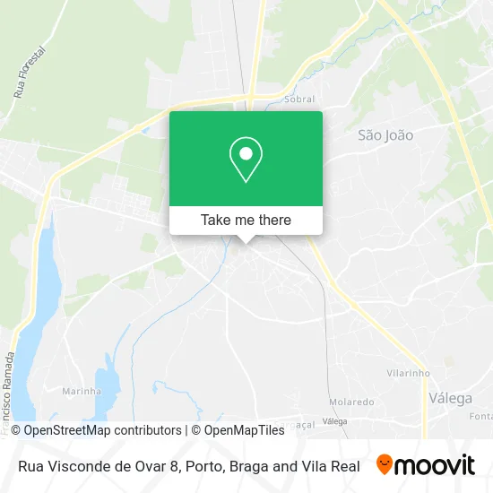 Rua Visconde de Ovar 8 map