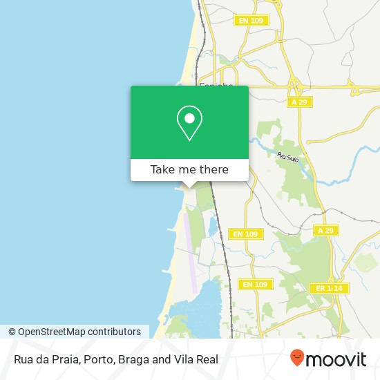 Rua da Praia map