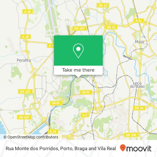 Rua Monte dos Porridos map