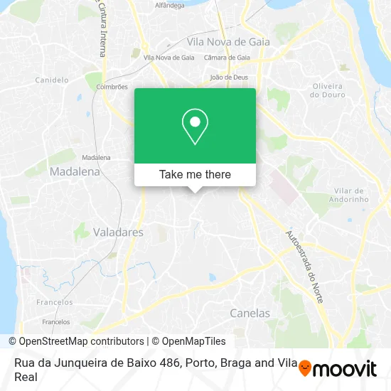 Rua da Junqueira de Baixo 486 map