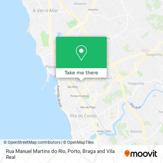 Rua Manuel Martins do Rio map