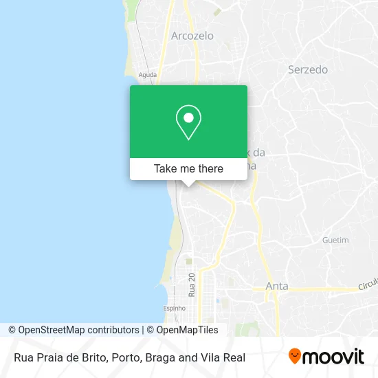 Rua Praia de Brito map