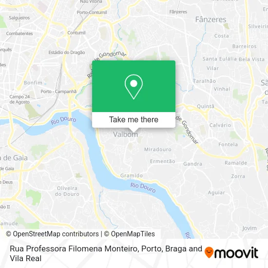 Rua Professora Filomena Monteiro map