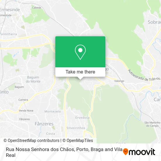 Rua Nossa Senhora dos Chãos map