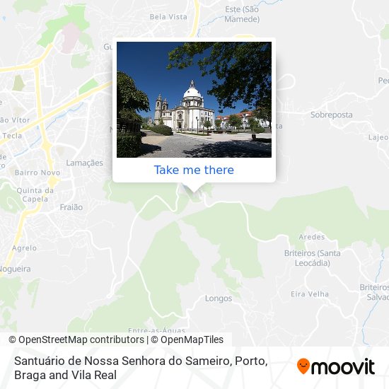 Santuário de Nossa Senhora do Sameiro map