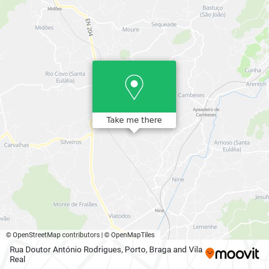 Rua Doutor António Rodrigues map