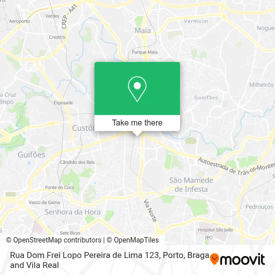 Rua Dom Frei Lopo Pereira de Lima 123 map