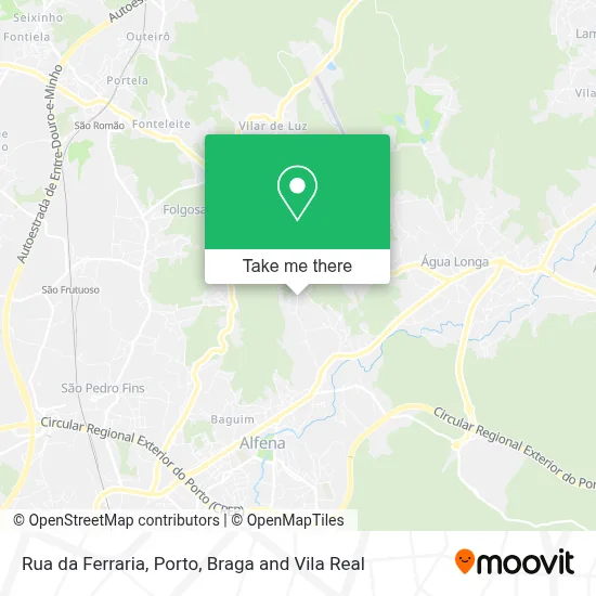 Rua da Ferraria map