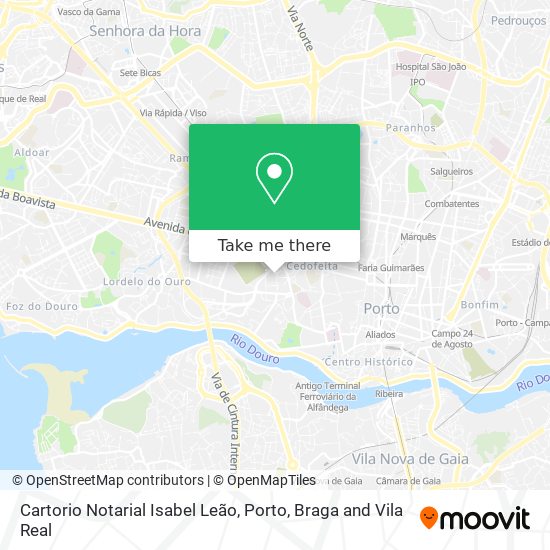 Cartorio Notarial Isabel Leão mapa