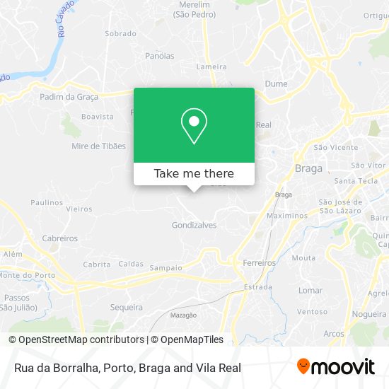 Rua da Borralha map