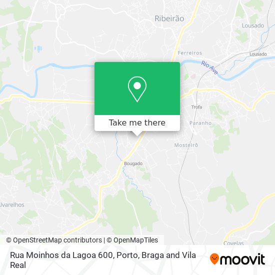 Rua Moinhos da Lagoa 600 mapa