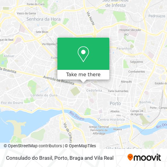 Consulado do Brasil map