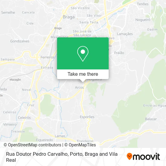 Rua Doutor Pedro Carvalho map