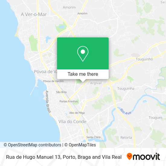 Rua de Hugo Manuel 13 map