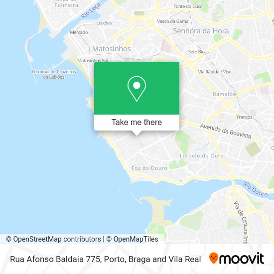 Rua Afonso Baldaia 775 map