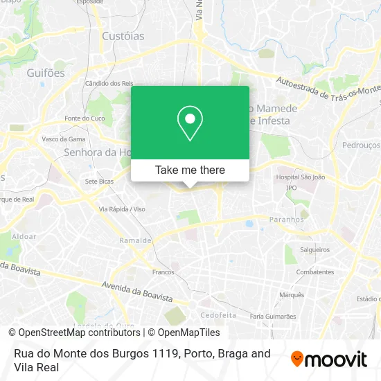 Rua do Monte dos Burgos 1119 map