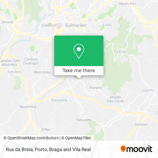 Rua da Breia map