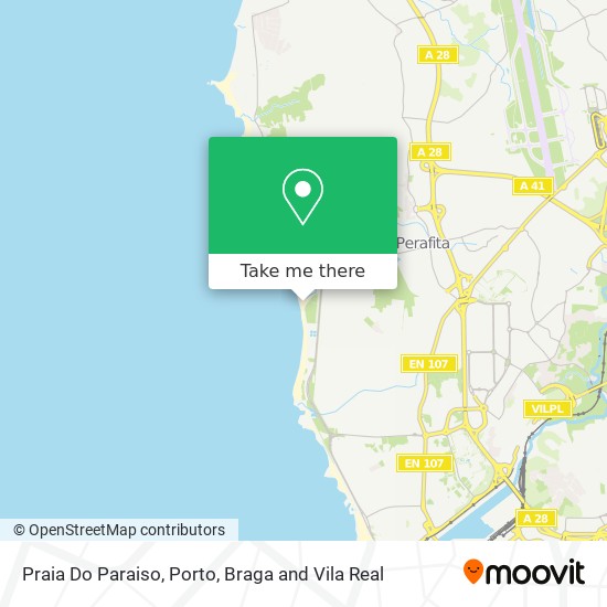 Praia Do Paraiso map