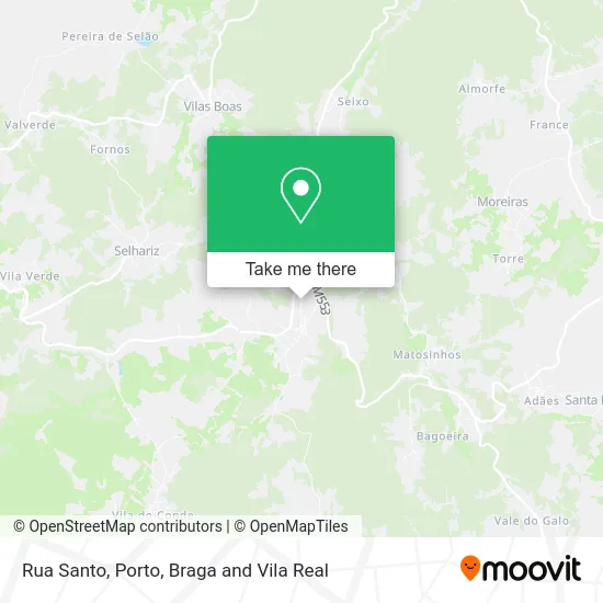 Rua Santo map