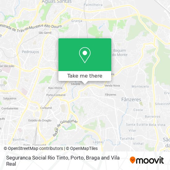 Seguranca Social Rio Tinto map