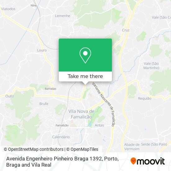 Avenida Engenheiro Pinheiro Braga 1392 map