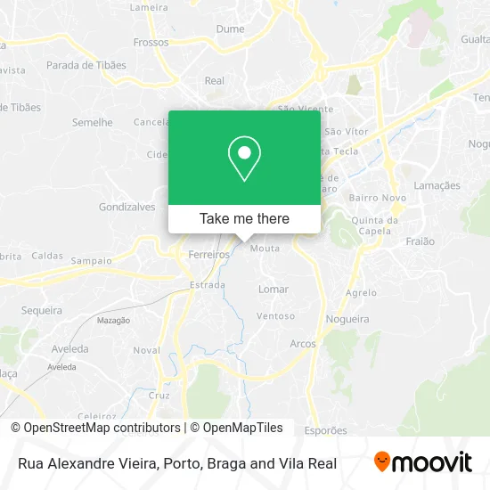 Rua Alexandre Vieira map