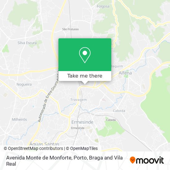 Avenida Monte de Monforte mapa