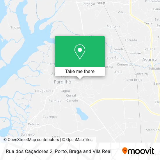 Rua dos Caçadores 2 map