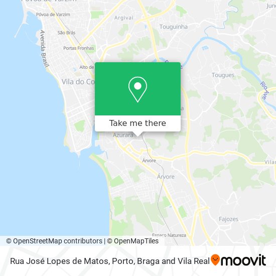 Rua José Lopes de Matos map