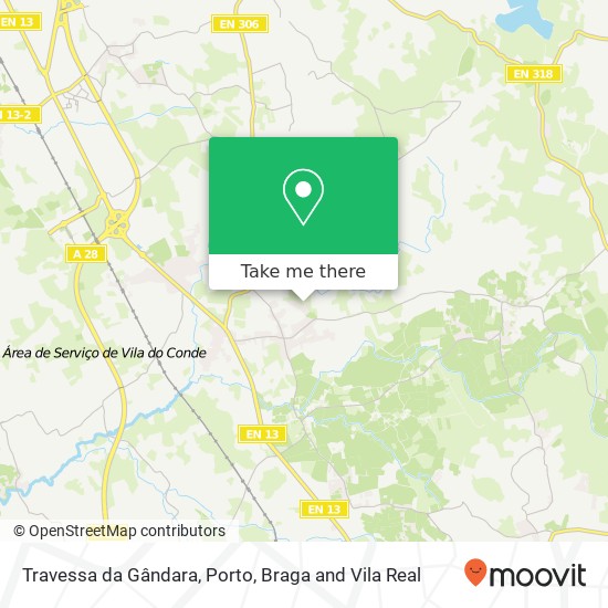 Travessa da Gândara map