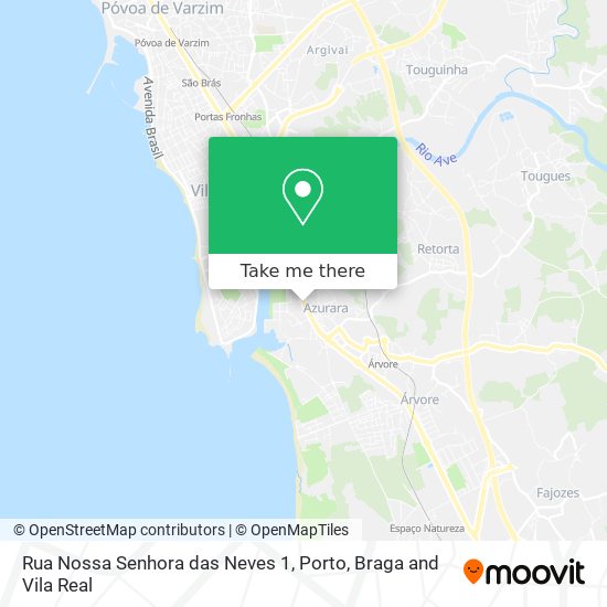 Rua Nossa Senhora das Neves 1 map