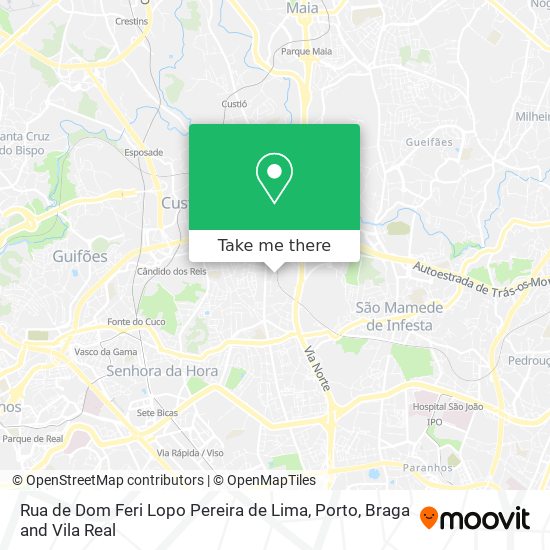 Rua de Dom Feri Lopo Pereira de Lima map