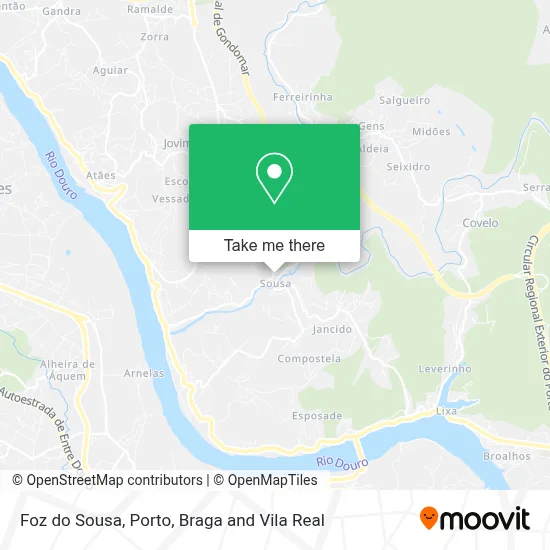 Foz do Sousa map