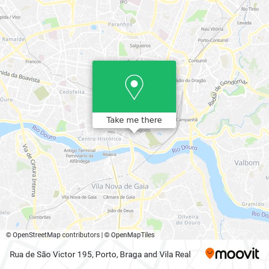 Rua de São Victor 195 map