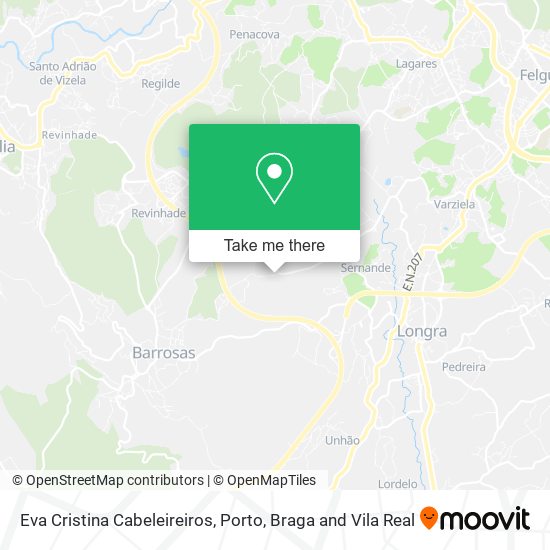 Eva Cristina Cabeleireiros map