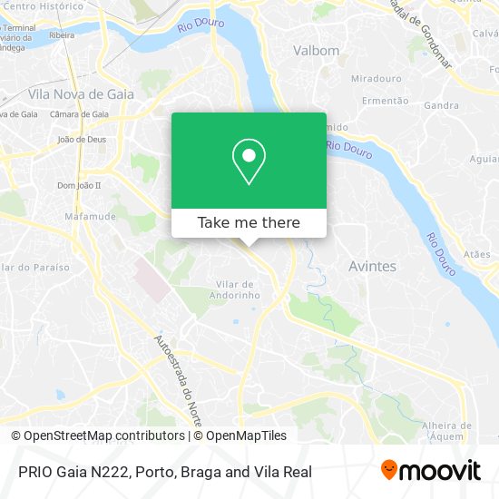 PRIO Gaia N222 map