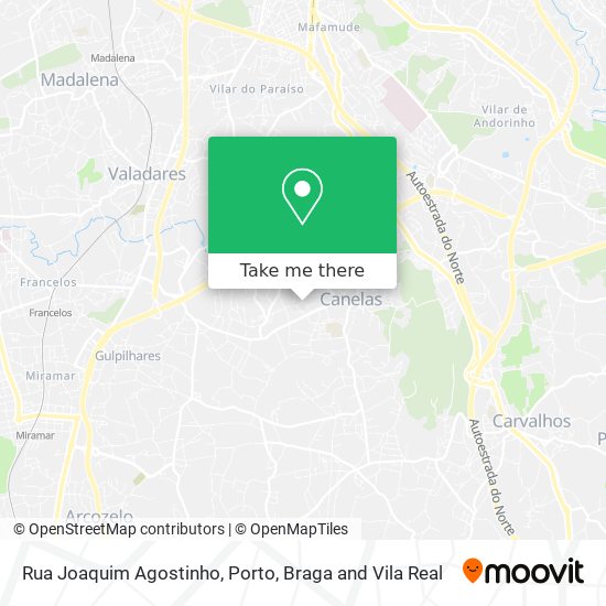 Rua Joaquim Agostinho map