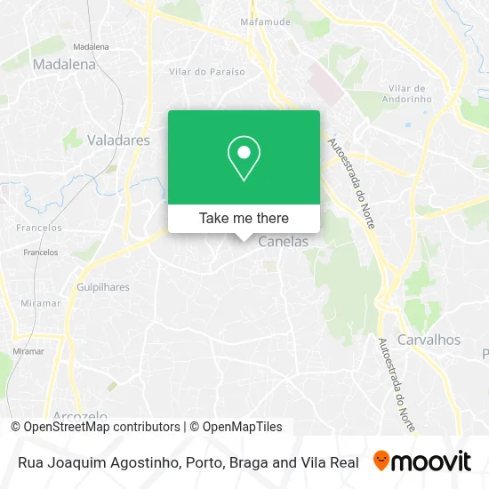 Rua Joaquim Agostinho map
