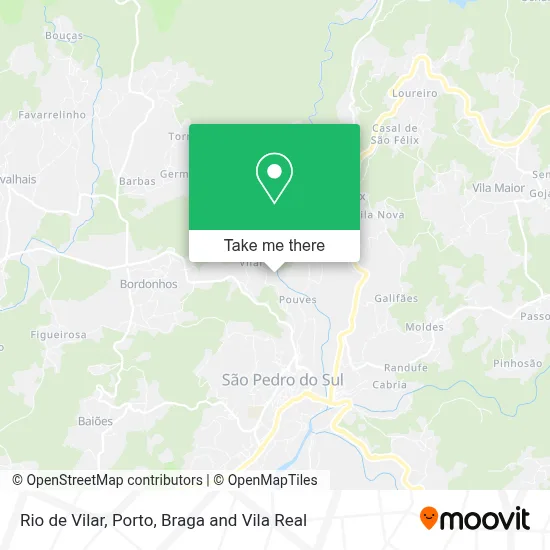 Rio de Vilar map