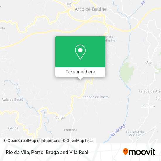 Rio da Vila map