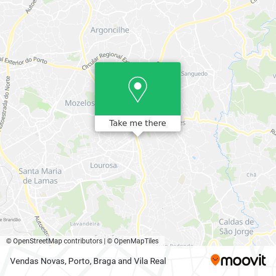 Vendas Novas mapa