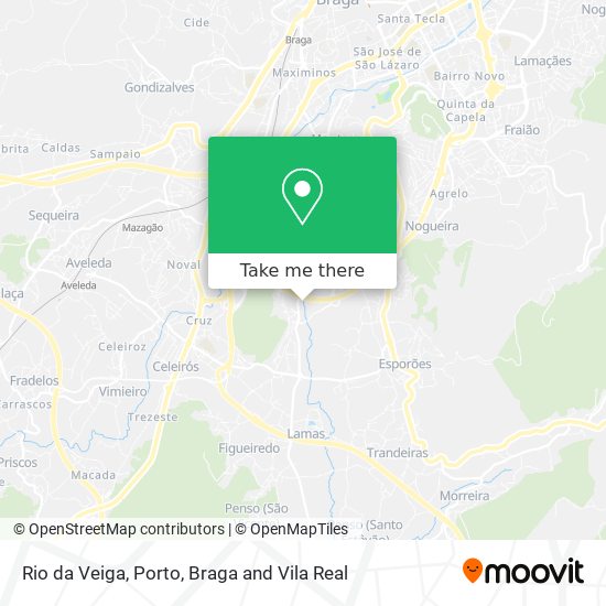 Rio da Veiga map