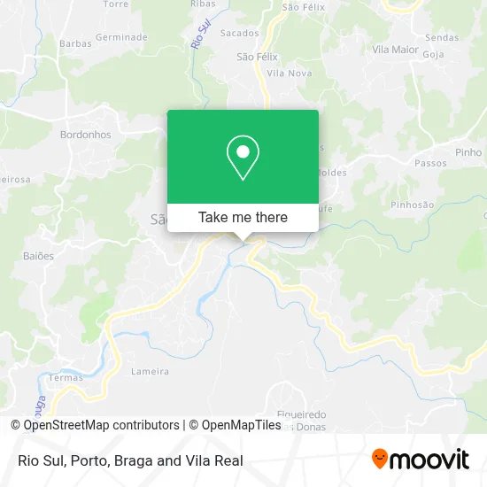 Rio Sul map