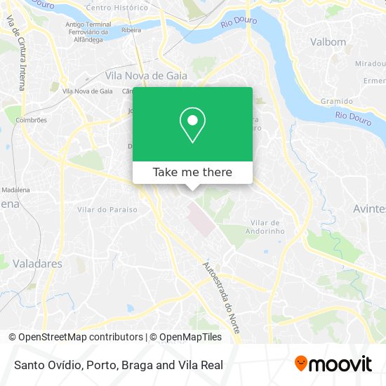 Santo Ovídio mapa