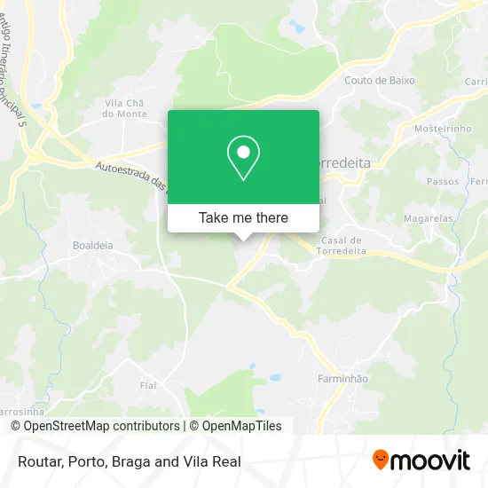 Routar map