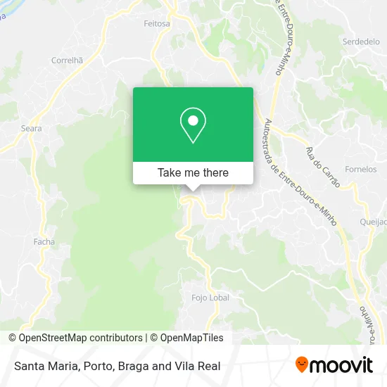 Santa Maria map